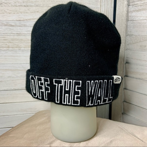 Vans Other - Vans Off The Wall Spell Out Logo Folded Beanie